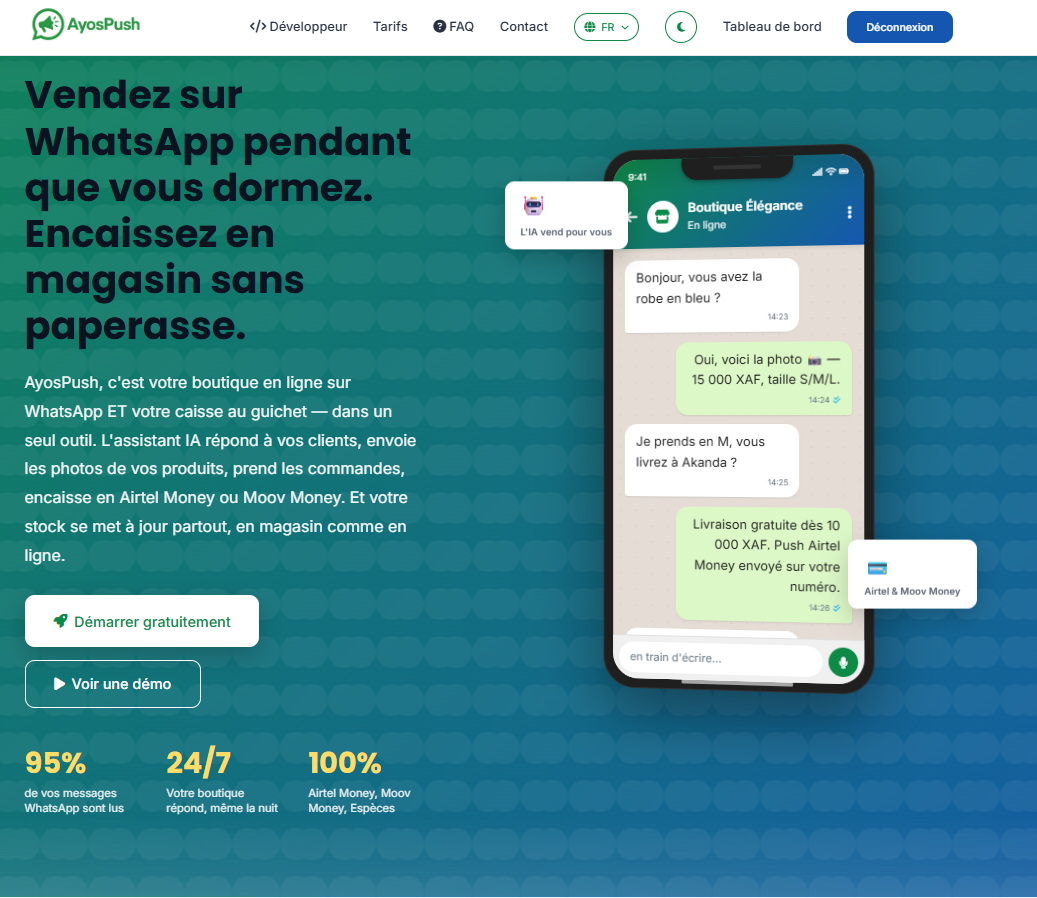 AyosPush is finally online.
